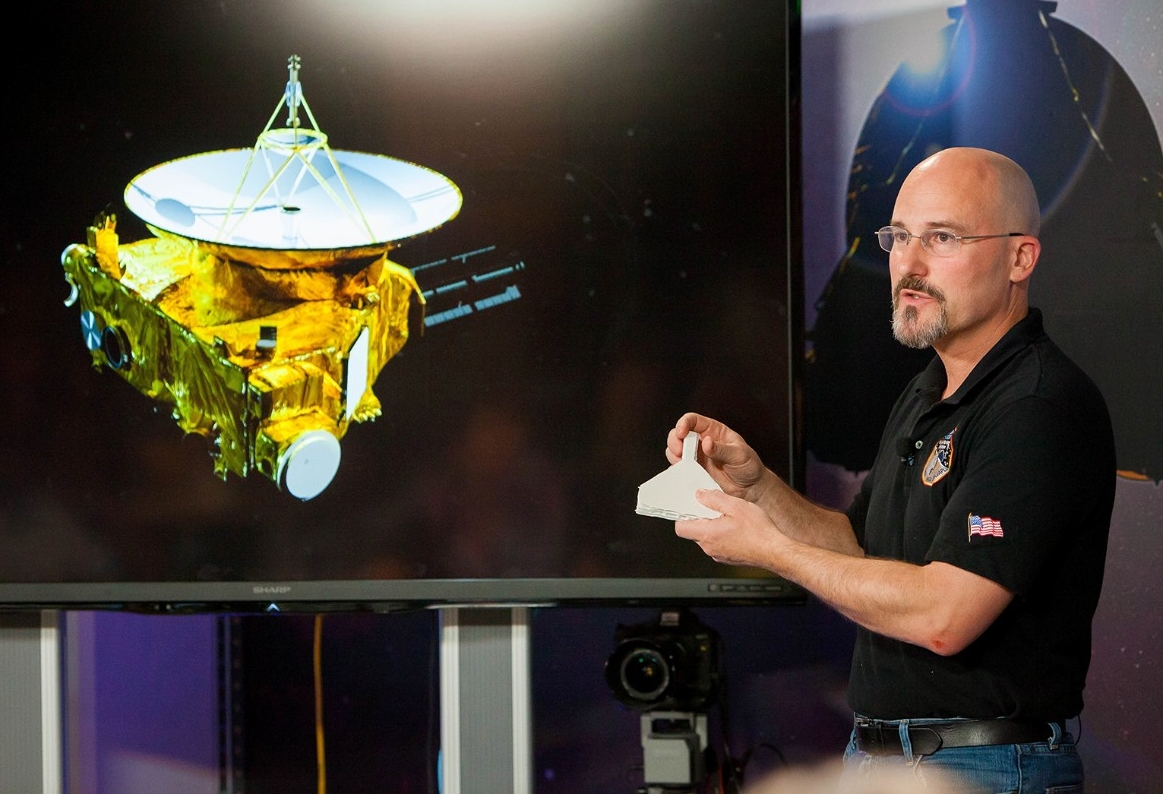 UC graduate Chris Hersman, mission systems engineer for the New Horizons mission to Pluto.
