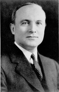 Photo of UC President Raymond Walters from the 1933 Cincinnatian yearbook.
