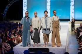  Models display student designs at the 2017 DAAP Fashion Show