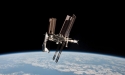 Space Shuttle docks with International Space Station