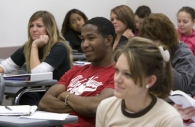 UC students in class.