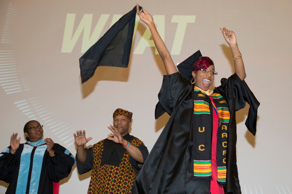 Tyehimba celebrants at the African American Cultural Resource Center. 