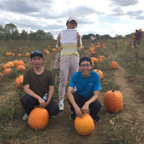 Visit to a pumpkin patch.