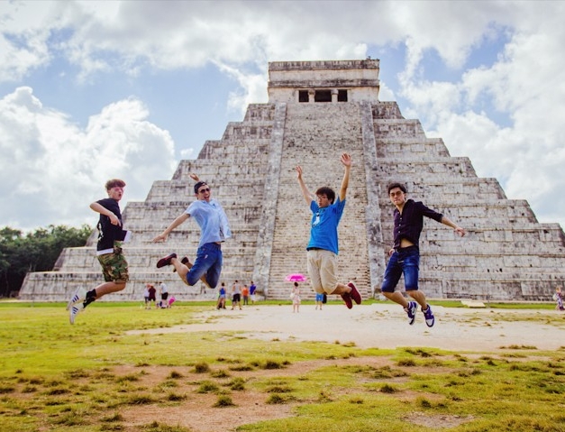 Students in the UC-CQU joint co-op program used their free time to travel to places such as Chichen Itza.