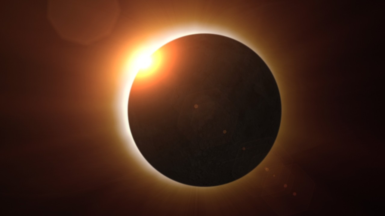 A solar eclipse. (NASA)