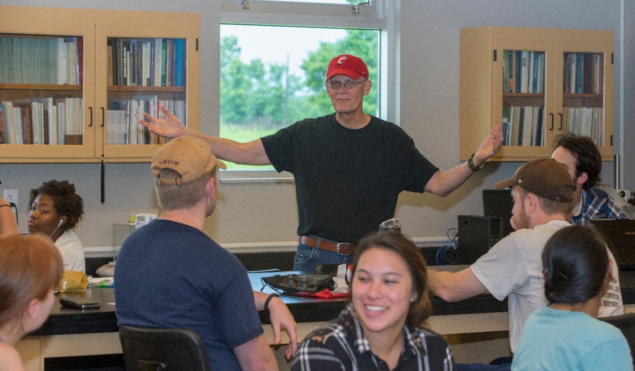 UC biology professor David Lentz serves as executive director of the Center for Field Studies.