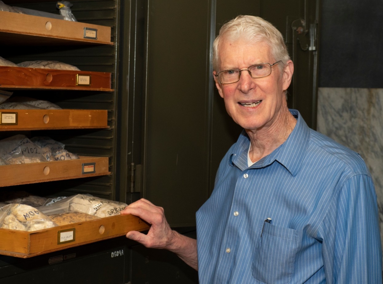 Geology professor Warren Huff is retiring this year after 59 years at UC as a student and faculty member.