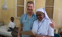 Dr. Steve Kleeman inside a hospital in Tanzania.