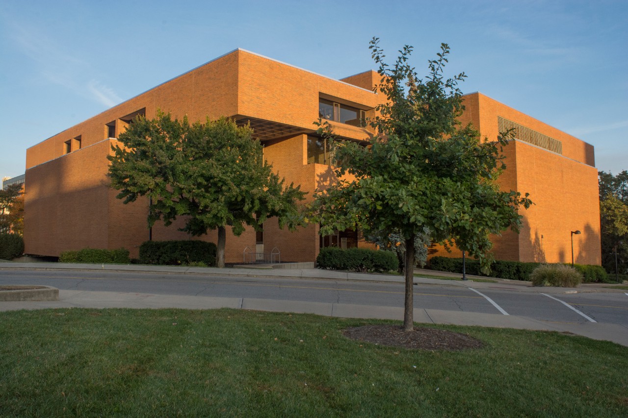 Exterior shot of the UC College of Law