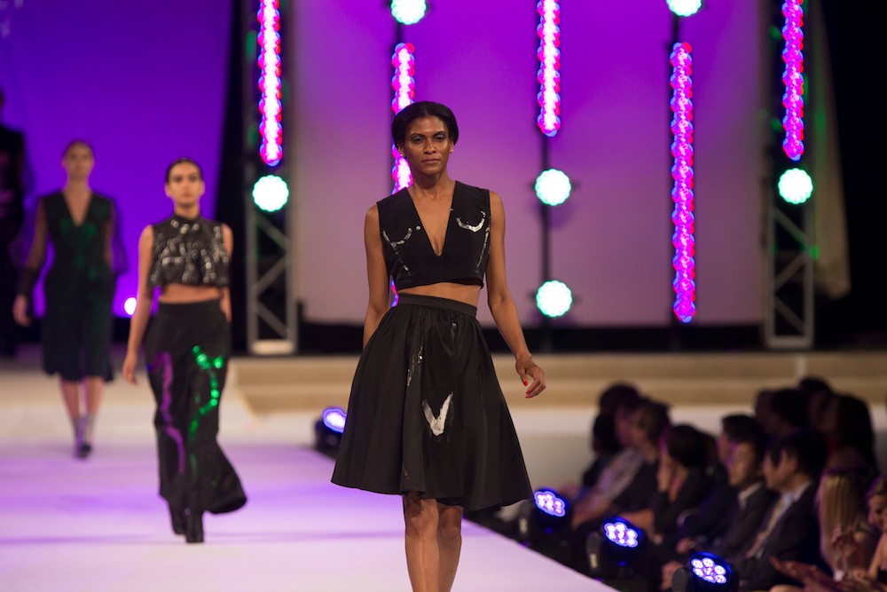 Models walk the runway at the 67th annual DAAP Fashion Show