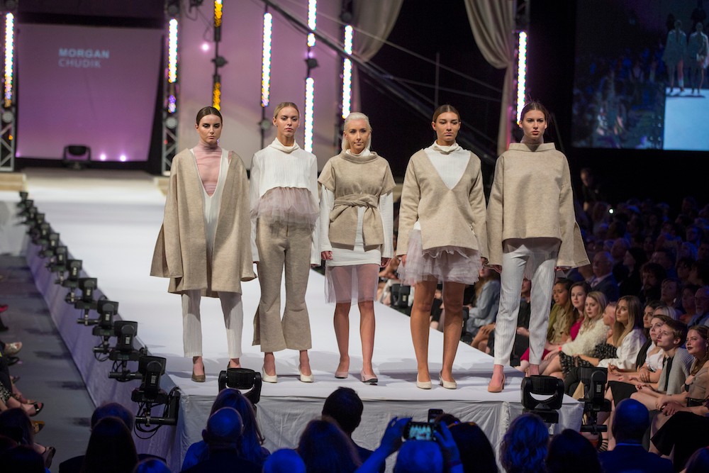 Models walk the runway at the 67th annual DAAP Fashion Show