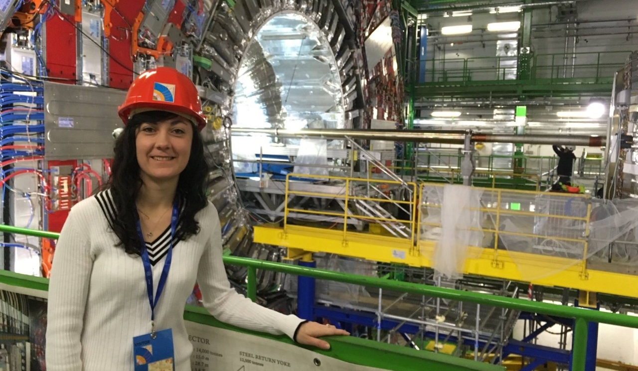 UC assistant professor Stefania Gori at CERN. (Provided)