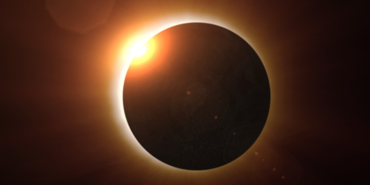 A solar eclipse. (NASA)