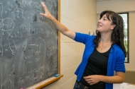 Professor Stafania Gori teaches physics