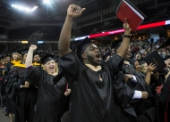 UC students at commencement