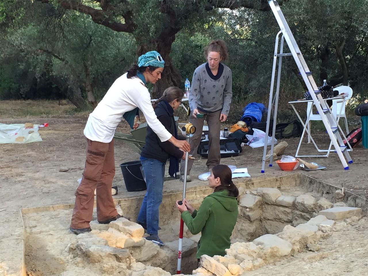 The UC-based team excavates the tomb of a Greek warrior discovered in southwest Greece.