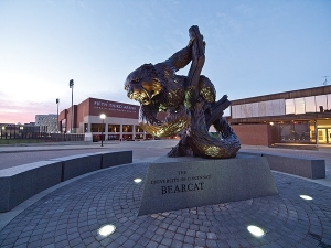 new Bearcat statue