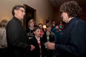 Randy Edelman signs autographs for young musicians with big dreams