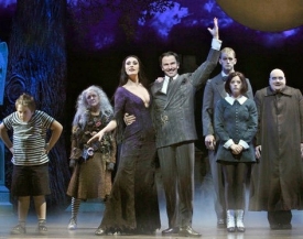 the touring cast of the Addams Family