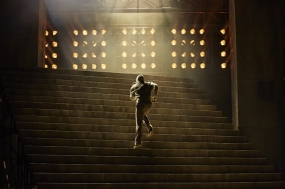 In the Rocky musical, Rocky Balboa trains on a stage set that resembles the steps of the Philadelphia Museum of Art.