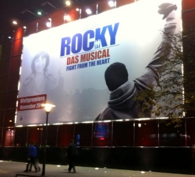 Rocky billboard in Germany
