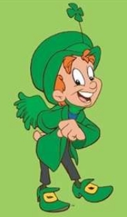 Another version of Lucky the Leprechaun