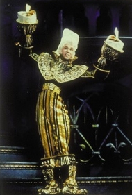 Lee Roy as Lumiere in Beauty and the Beast
