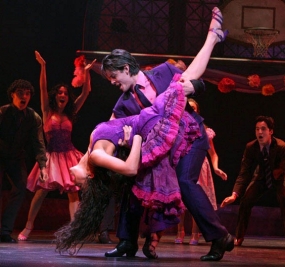 Karen Olivo dancing with George Akram