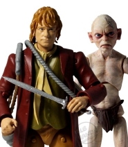 Bilbo and Gollum 