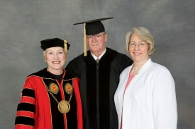 Earl Hamner, Nancy Zimpher,  Deb Rieselman