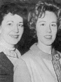 Headshots of Elsa and Ruth Lyons secretary Sue West.