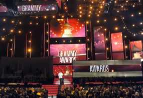 A scene from the Grammy Awards in 2013,