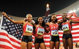 2008 Olympic 400 Meter team from USA