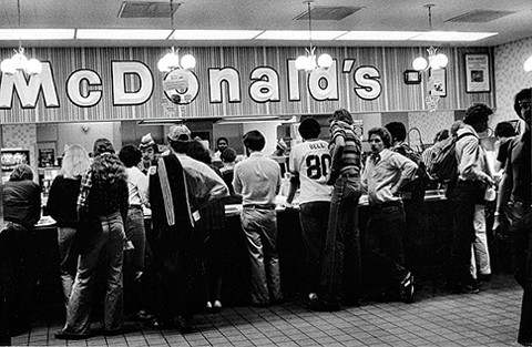 UC McDonald's in the 80s.