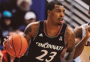University of Cincinnati standout basketball player Sean Kilpatrick on the court.