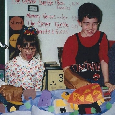 Ryan Atkins & Stephanie Perry in second grade