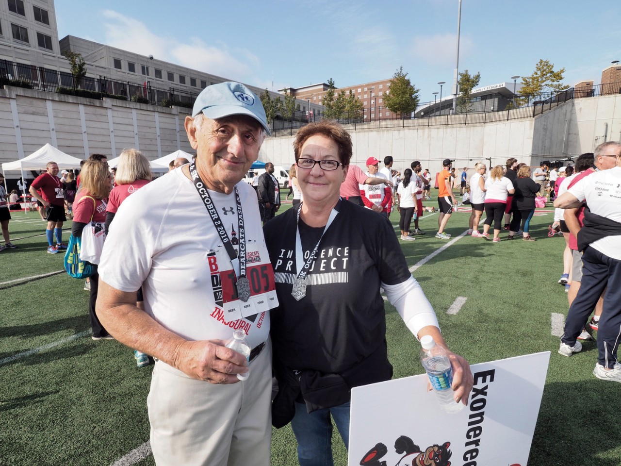 Dick Rosenthal with Nancy Smith at the 2016 Dash & Bash