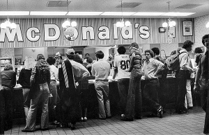 McDonald's at UC in the 1980s. 