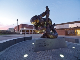 Bearcat statue