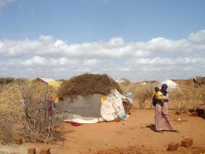 Mitchell Sutika Sipus shot this photo while in the Dadaab Refugee Camp.  Courtesy the Architecture and Urban Planning Collection of the University of Cincinnati Libraries