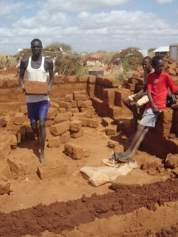 Sipus shot this photo while in the Dadaab Refugee Camp.  Courtesy the Architecture and Urban Planning Collection of the University of Cincinnati Libraries