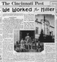 A copy of the Cincinnati Post page with another article