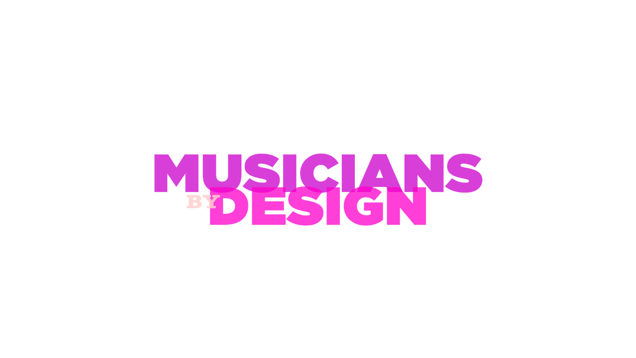 Musicians by Design graphic