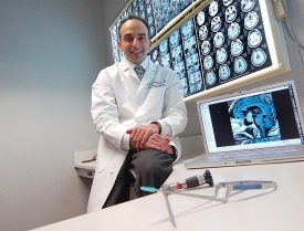 Philip Theodosopoulos, the UC Brain Tumor Center's director of skull-base surgery