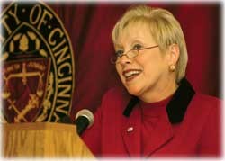 UC President Nancy Zimpher