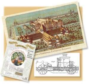 At OMI’s Annual Fair in 1854, the public got its first glimpse of the steam-powered fire engine invented by OMI faculty member Alexander Latta. By 1878, OMI had partnered with the city and hosted exhibitions in Music Hall, which had been constructed partially to accommodate the events, a precursor to what we now call a World’s Fair. Totally housing the Centennial Exposition in 1888 required erecting a complex of temporary buildings in front of Music Hall, on the grounds now known as Washington Park, and another building that stretched from 12th to 15th streets, over a canal (at top edge of postcard). Still promoting community involvement today, the UC college presented a free, professional Shakespeare production in April, as it does every spring.