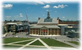 Though Tangeman is vastly different inside, planners preserved TUC's original four-column facade that faces McMicken Hall.