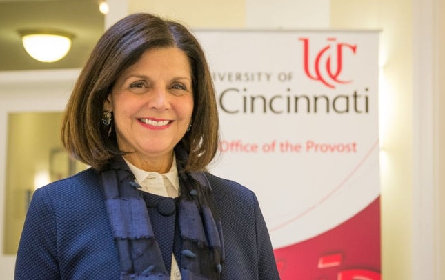  The University of Cincinnati's provost Beverly Davenport.