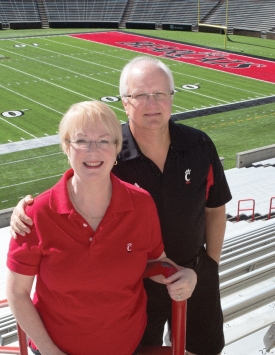 UC alums and long-time supporters of the university Bob and Phyllis Favorite.