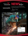 View of the October 2014 issue of UC news clips.